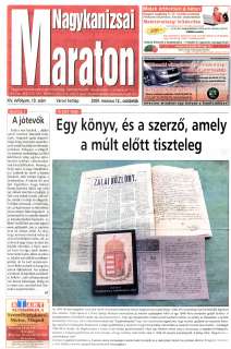 Nagykanizsai Maraton 2009 03 12 010sz 01old - Egy könyv, és a szerző, amely a múlt előtt tiszteleg.jpg Nagykanizsai Maraton 2009 03 12 010sz 01old - Egy könyv, és a szerző, amely a múlt előtt tiszteleg.jpg
